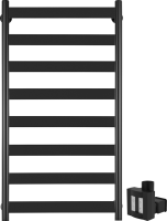 Полотенцесушитель электрический Secado Комано 2 , 105x55 см, скрытое подключение справа, матовый черный, лесенка