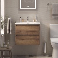 Мебель для ванной комнаты BelBagno Kraft 39 60 rovere tabacco, раковина BB-8099-3-60