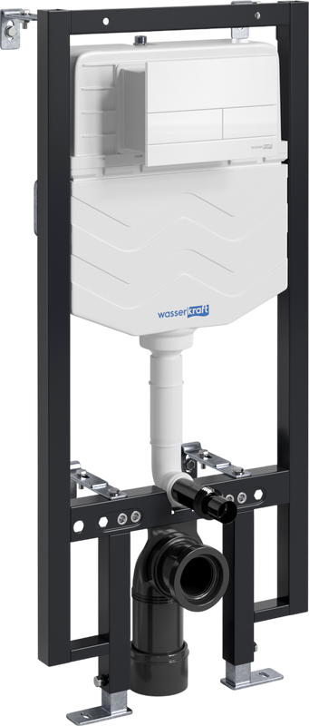 Система инсталляции для унитазов Wasserkraft Vils 56TLT.010.ME.WH04 с кнопкой смыва белой