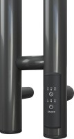 Полотенцесушитель электрический Point Деметра П3 PN12812GB 8х120, графит блеск
