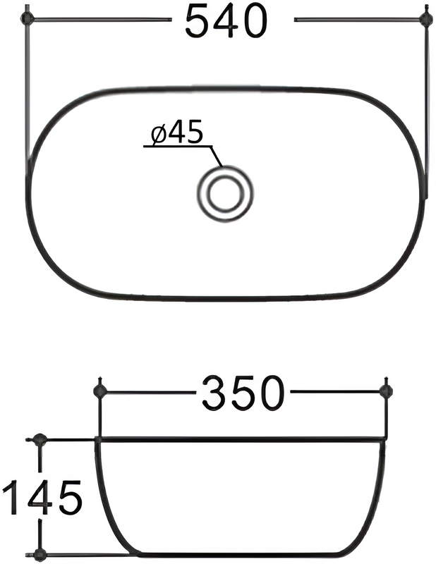 Мебель для ванной комнаты Orange Line 80 подвесная, 2 ящика, матовый латте с раковиной B07-540W