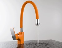 Смеситель для кухни D&K Kunste DA1432913 с гибким изливом