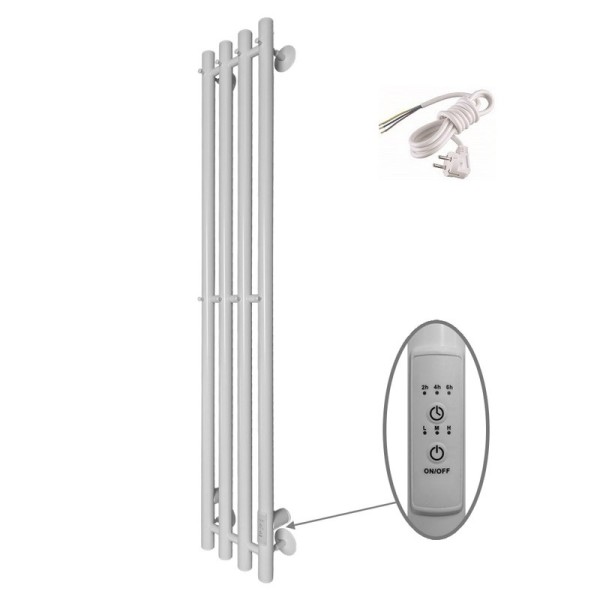 Полотенцесушитель электрический Altasan Арго 120х21 белый матовый