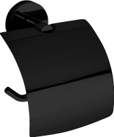 Набор Полотенцедержатель Bemeta Dark + Ершик + Держатель