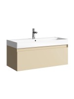 Тумба с раковиной Aqwella 5 stars Geometria 100 подвесная, 1 ящик, морская дюна