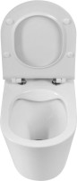 Унитаз подвесной BelBagno Flay-r BB053CHR безободковый, крышка BB901SC с микролифтом