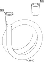 Душевой шланг Kludi Logoflex 6105605-00