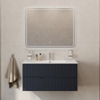 Мебель для ванной комнаты Cezares Duet 100 grafito, раковина Cezares CZR-8095-100