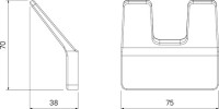 Крючок IDDIS Slide SLIWT20i41 двойной, белый
