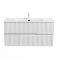 Мебель для ванной комнаты Cezares Duet 100 ясень белый софт, раковина Cezares CZR-8095-100