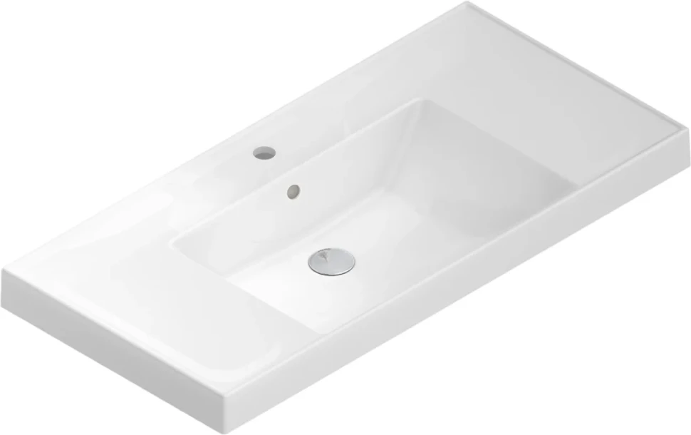 Мебель для ванной комнаты KERAMA MARAZZI Cubo 100 подвесная, белая матовая