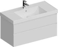 Мебель для ванной комнаты KERAMA MARAZZI Cubo 100 подвесная, белая матовая