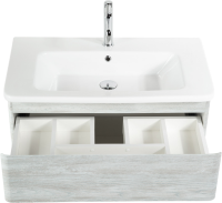 Тумба под раковину BelBagno Albano-Cer 80 подвесная, rovere vintage bianco