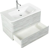 Тумба под раковину BelBagno Albano-Cer 80 подвесная, rovere vintage bianco