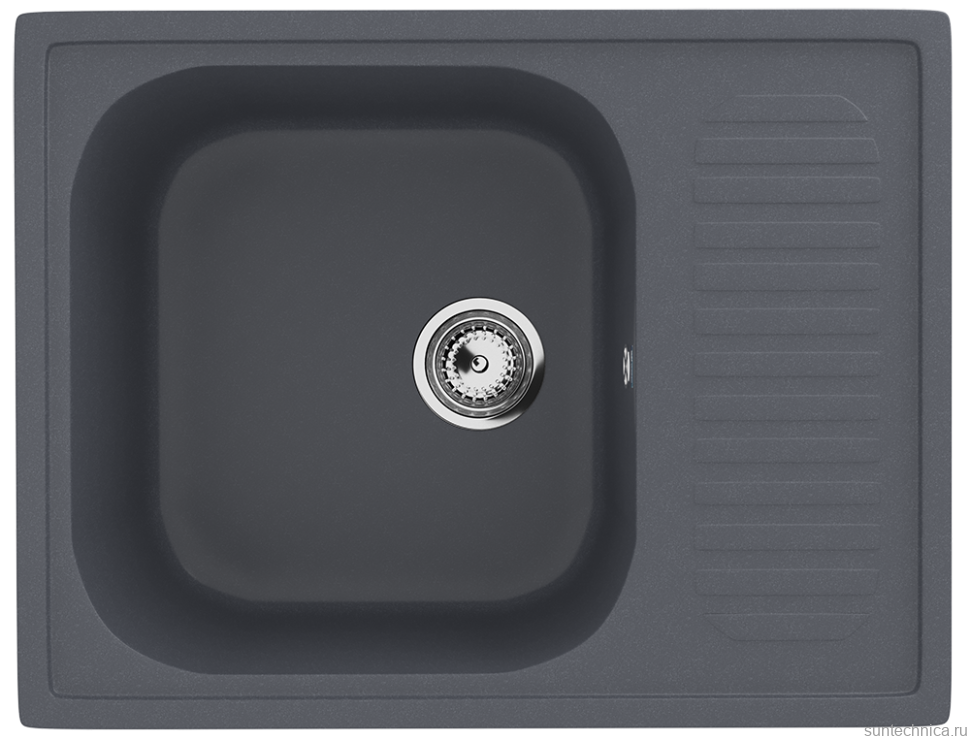 Мойка кухонная Ulgran U-202 -343 антрацит
