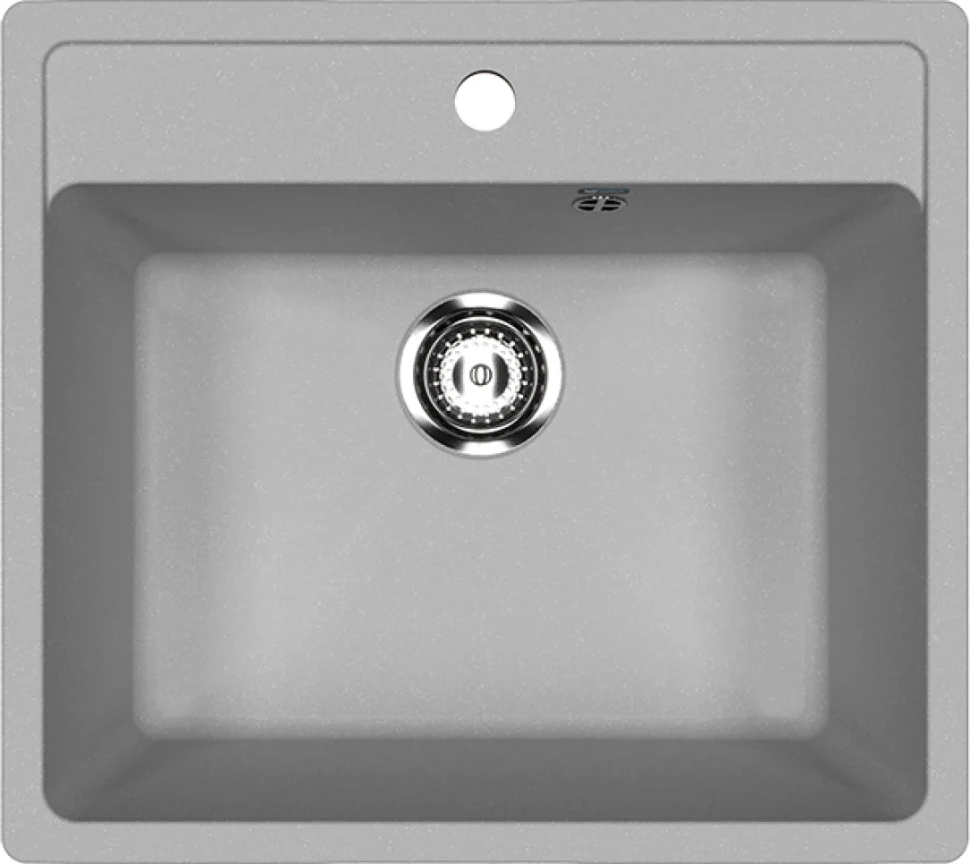 Мойка кухонная Ulgran U-104 342 графитовая + дозатор U-01 графит