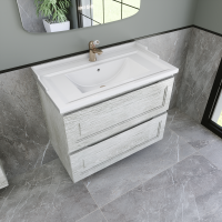 Тумба с раковиной Caprigo Wales 80 белый клен