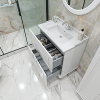 Мебель для ванной комнаты Caprigo Valletta 80 белая