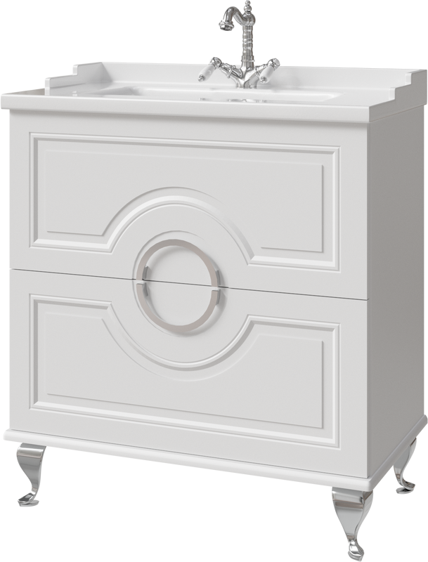 Мебель для ванной комнаты Caprigo Valletta 80 белая