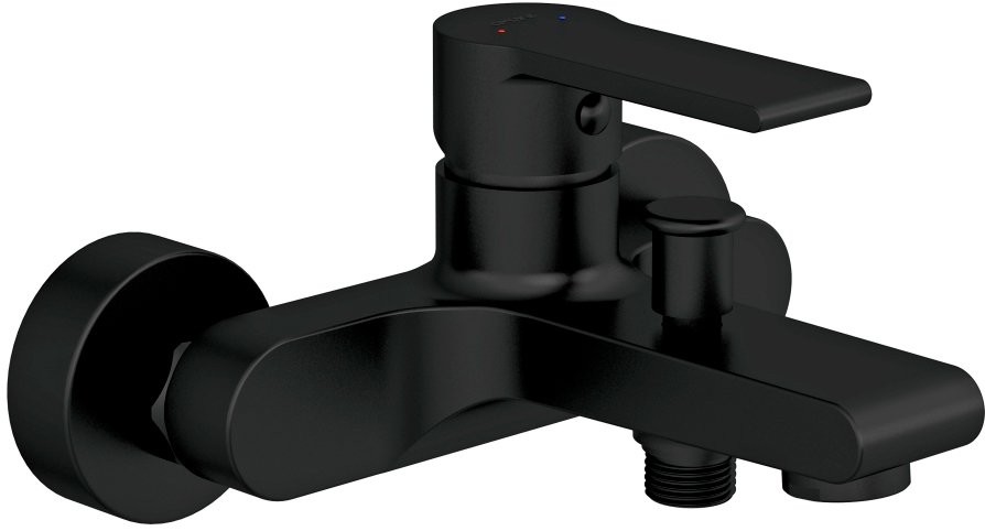 Смеситель для ванны с душем Cersanit Brasko Black 63108