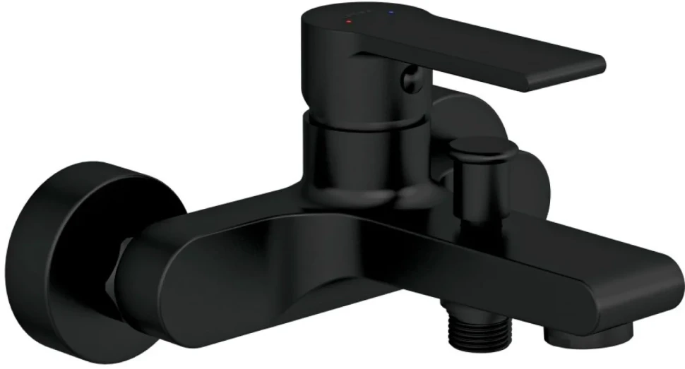 Смеситель для ванны с душем Cersanit Brasko Black 63108