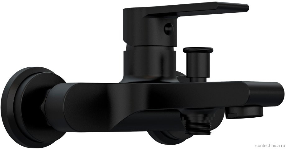 Смеситель для ванны с душем Cersanit Brasko Black 63108