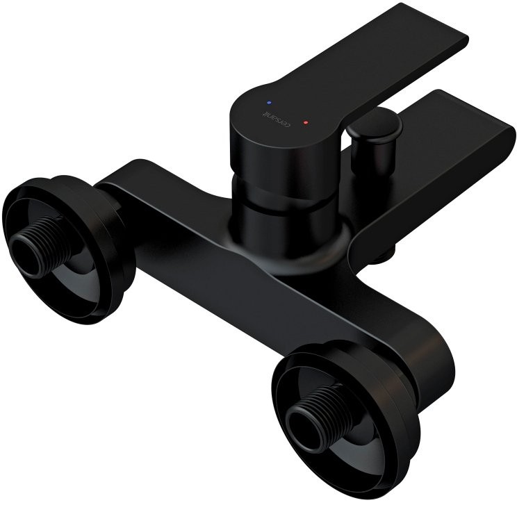 Смеситель для ванны с душем Cersanit Brasko Black 63108