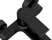 Смеситель для ванны с душем Cersanit Brasko Black 63108