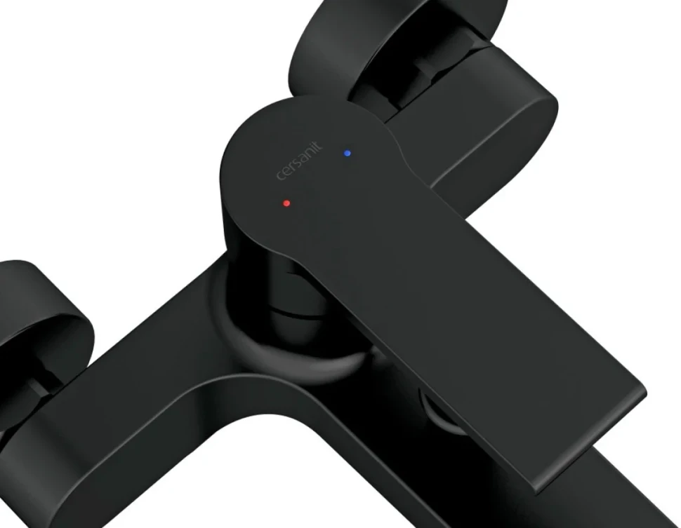Смеситель для ванны с душем Cersanit Brasko Black 63108