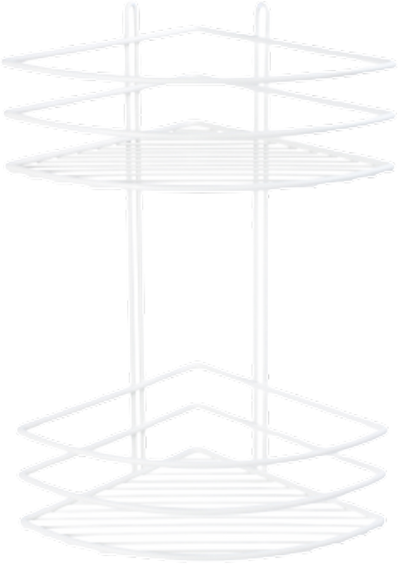 Полка Fixsen FX-710W-2 угловая, белая