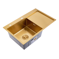 Кухонная мойка Splenka S705.7850.03, золотой сатин Кухонная мойка Splenka S705.7850.03, золотой сатин