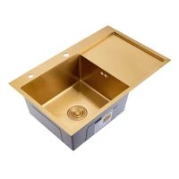 Кухонная мойка Splenka S705.7850.03, золотой сатин Кухонная мойка Splenka S705.7850.03, золотой сатин