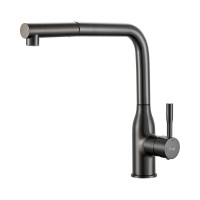 Смеситель для кухни Frap F6096-9 оружейная сталь