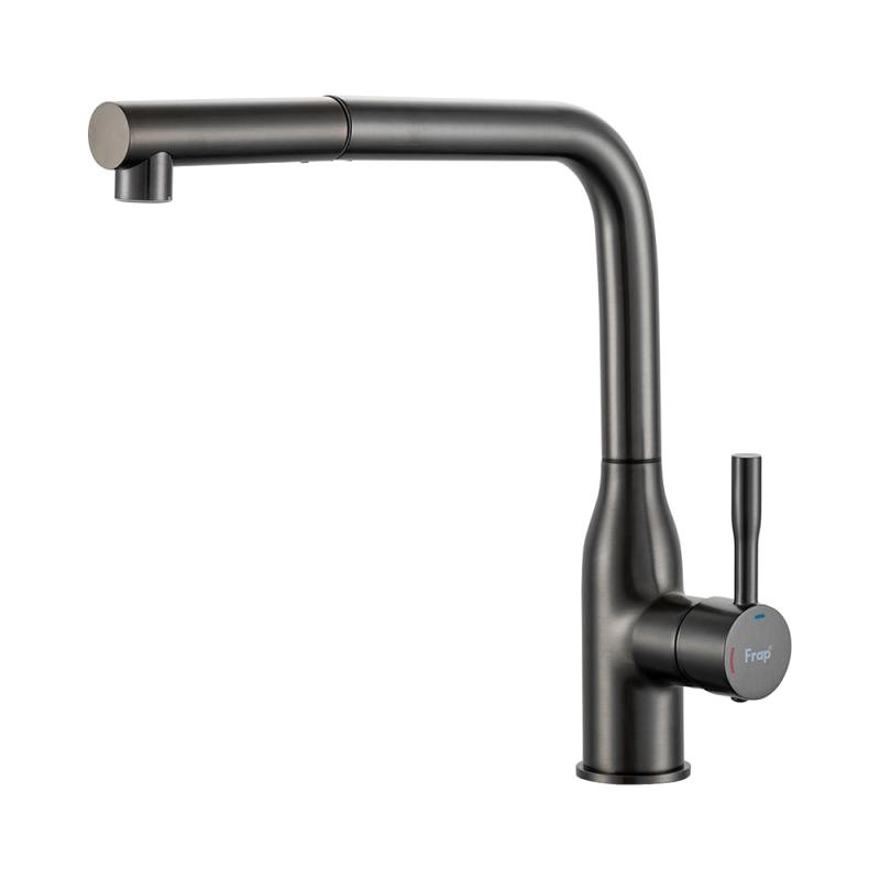 Смеситель для кухни Frap F6096-9 оружейная сталь