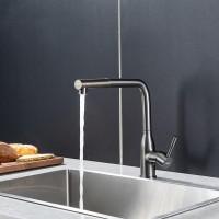 Смеситель для кухни Frap F6096-9 оружейная сталь