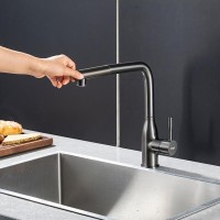 Смеситель для кухни Frap F6096-9 оружейная сталь