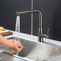 Смеситель для кухни Frap F6096-9 оружейная сталь