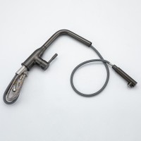 Смеситель для кухни Frap F6096-9 оружейная сталь