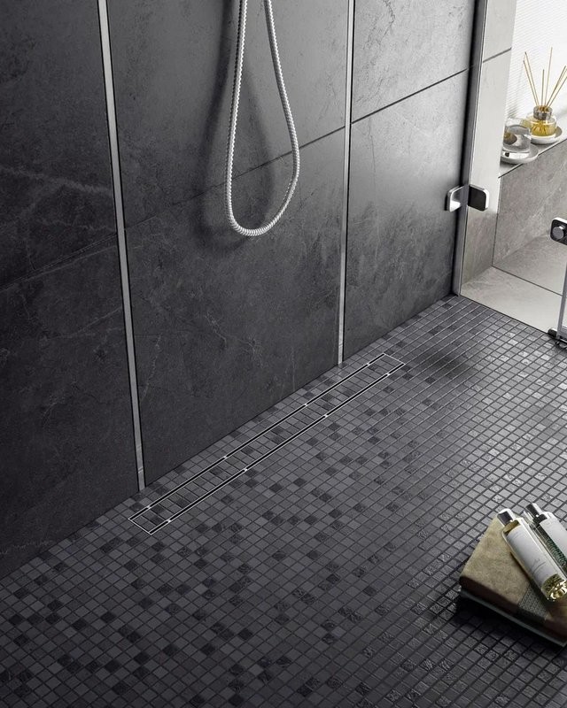 Душевой трап (лоток) Timo Drain Systems DS230206/01 600 двусторонняя панель plate под плитку, сатин