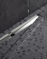 Душевой трап (лоток) Timo Drain Systems DS230206/01 600 двусторонняя панель plate под плитку, сатин