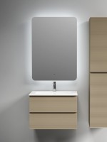 Мебель для ванной комнаты Sancos Folk 70 подвесная, капучино, раковина CN7031