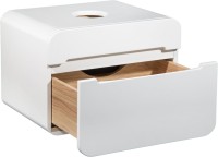 Тумба с раковиной Runo Ницца 60 белая, раковина Cuatro 50