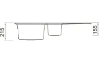 Мойка кухонная Seaman Eco Roma SMR-9750B с клапан-автоматом Мойка кухонная Seaman Eco Roma SMR-9750B с клапан-автоматом