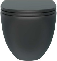 Унитаз подвесной Teymi Lina S T40111 с микрофлитом, безободковый, черный