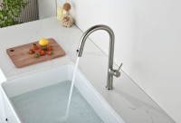 Смеситель для кухни AQUAme Cucina с выдвижным изливом AQM9905BN