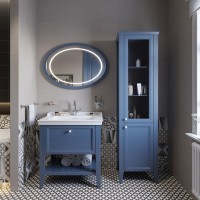 Мебель для ванной комнаты VitrA Valarte 80 стальной синий