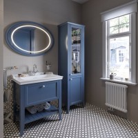 Мебель для ванной комнаты VitrA Valarte 80 стальной синий