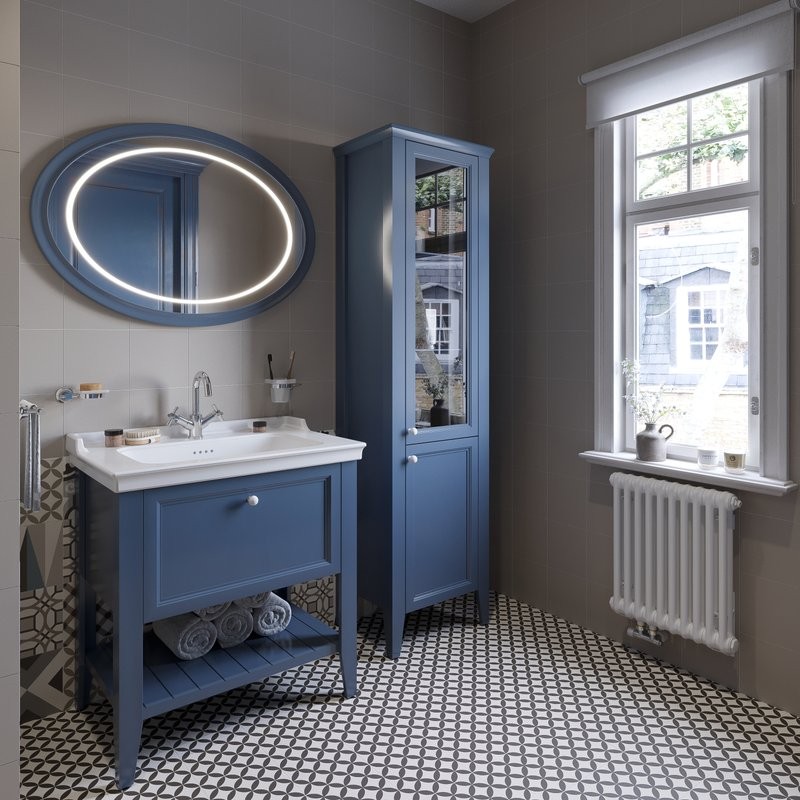 Мебель для ванной комнаты VitrA Valarte 80 стальной синий