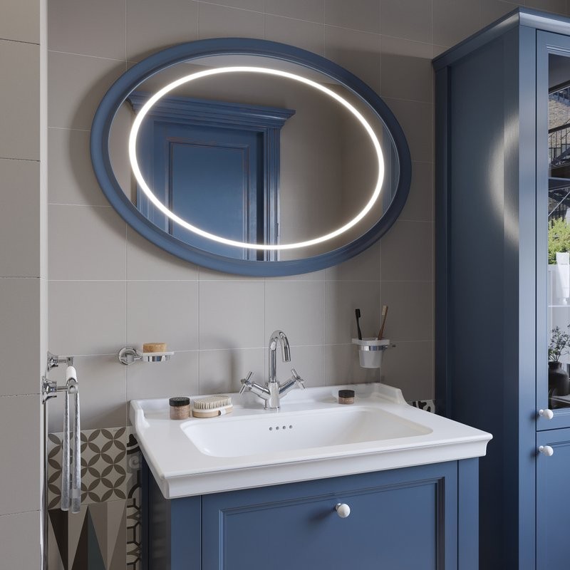 Мебель для ванной комнаты VitrA Valarte 80 стальной синий