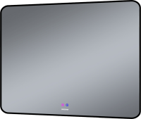 Зеркало Grossman Elegans-норма Black 100 с подсветкой, с антизапотевателем